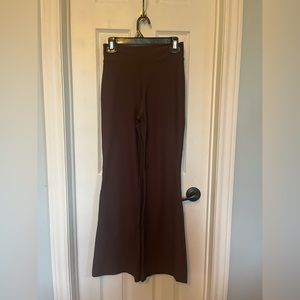 Old Navy High Rise Brown Ribbed Flares